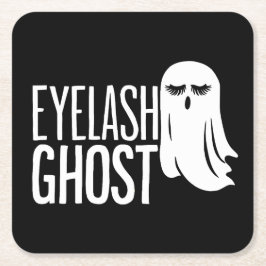 Halloween Wimper Geest Kartonnen Onderzetters