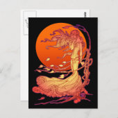 Halloween Wind Briefkaart (Voorkant / Achterkant)