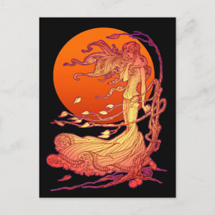 Halloween Wind Briefkaart