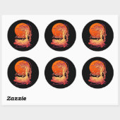 Halloween Wind Ronde Sticker (Vel)