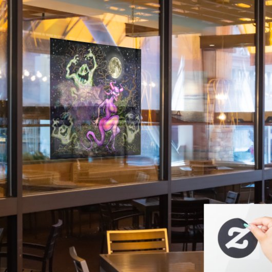 Halloween Window Cling Raamsticker (Restaurant Raam)