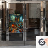 Halloween Window Cling Raamsticker (Kantoordeur)