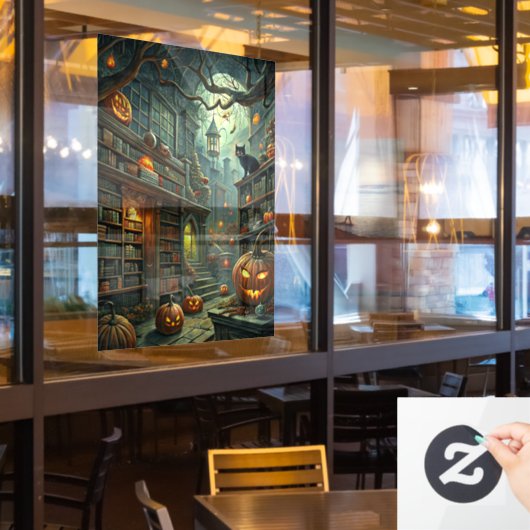 Halloween Window Cling Raamsticker (Restaurant Raam)