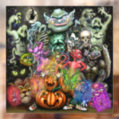 Halloween Window Cling Raamsticker (Vel 2)