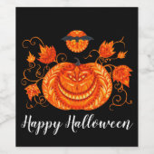 Halloween Wine Wijn Etiket (Enkel label)