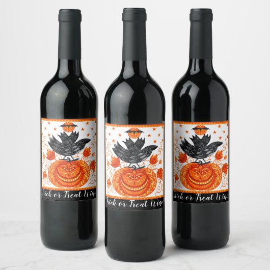 Halloween Wine Wijn Etiket (Flessen)