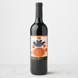 Halloween Wine Wijn Etiket