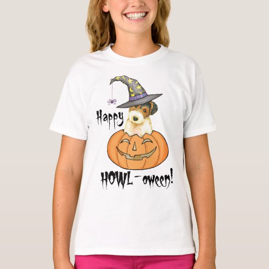 Halloween Wire Fox Terrier T-shirt (Voorkant)