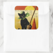 Halloween Wish Vierkante Sticker (Tas)