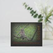 Halloween Wishies - Barred Owl Briefkaart (Staand voorkant)