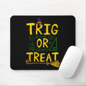 Halloween Wiskunde docent trig of behandeling stud Muismat (Met muis)