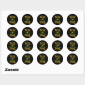 Halloween Wiskunde docent trig of behandeling stud Ronde Sticker (Vel)
