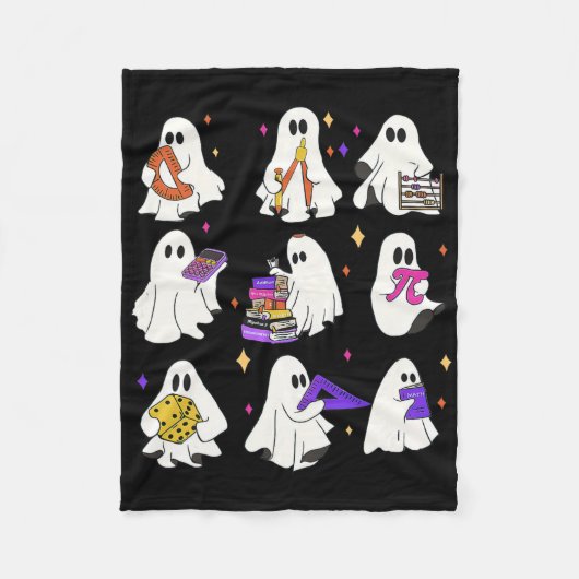 Halloween Wiskunde leraar Fleece Deken (Voorkant)