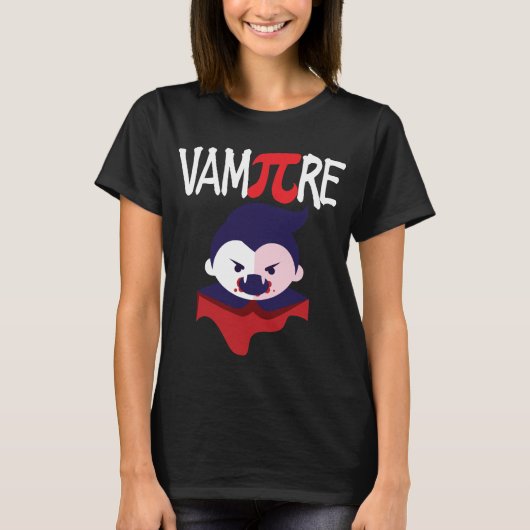 Halloween Wiskunde leraar Vampire Costume Funny Gi T-shirt (Voorkant)