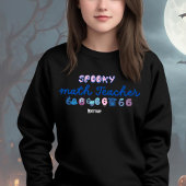 Halloween Wiskunde lerares sweatshirts voor vrouwe Trui
