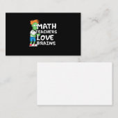Halloween Wiskunde Teacher Love Visitekaartje (Voorkant / Achterkant)