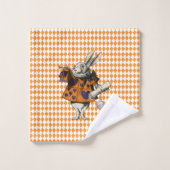 Halloween Wit Konijn Alice In Wonderland Bad Handdoek (Wasdoekje)