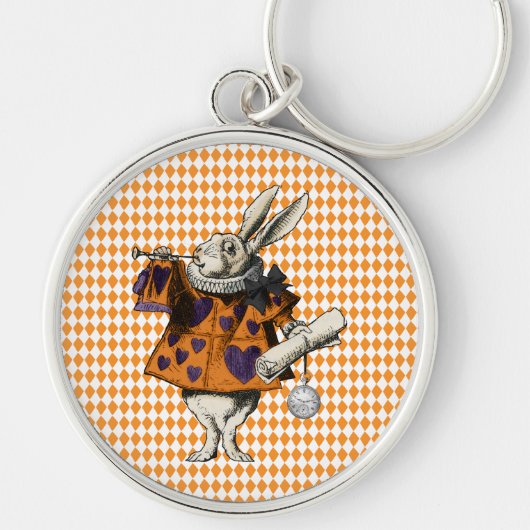  Halloween Wit Konijn Alice In Wonderland Sleutelhanger (Voorkant)