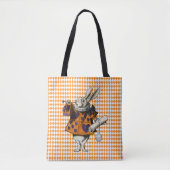  Halloween Wit Konijn Alice In Wonderland Tote Bag (Voorkant)