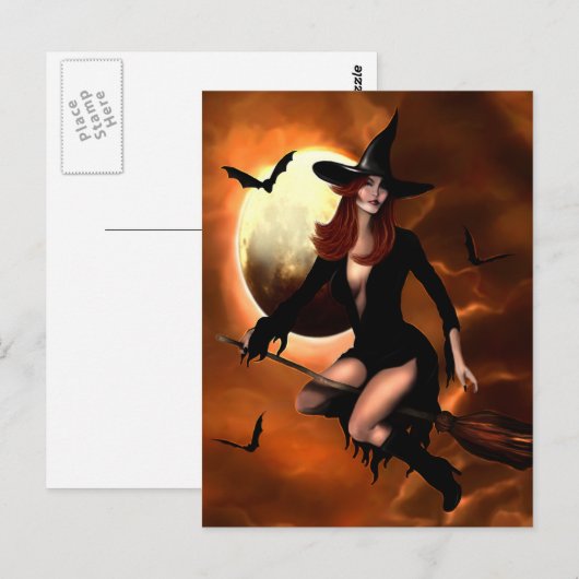 Halloween Witch 2005 Briefkaart (Voorkant / Achterkant)
