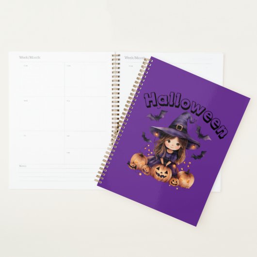 Halloween Witch 2024 Planner (Display)