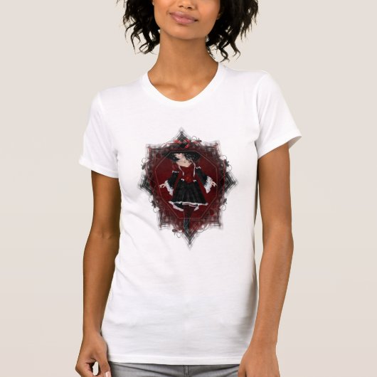 Halloween Witch 4 Fantasy Magic T-Shirt (Voorkant)