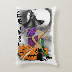 Halloween Witch Accent Pillow Accent Kussen