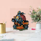 Halloween Witch Acryl Bord (Huwelijk)