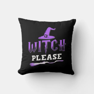 Halloween Witch Alsjeblieft Kussen
