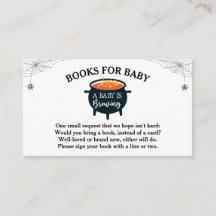 Halloween Witch Baby shower Books for Baby