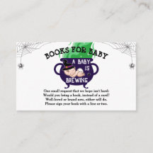 Halloween Witch Baby shower Books for Baby
