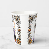 Halloween Witch Baby shower - Triplets zijn aan he Papieren Bekers (Links)