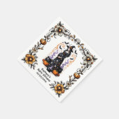 Halloween Witch Baby shower - Triplets zijn aan he Servet (Hoek)