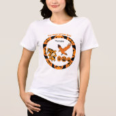 Halloween Witch Bash Jack O Lantaarn Verjaardag Ma Tri-Blend Shirt (Voorkant)