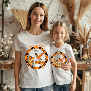 Halloween Witch Bash Jack O Lantern Verjaardagsmei T-shirt
