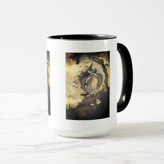 Halloween Witch Beverage Mok (Voorkant rechts)