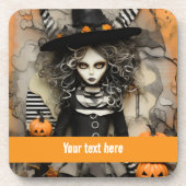 Halloween Witch Bier Onderzetter (Voorkant)