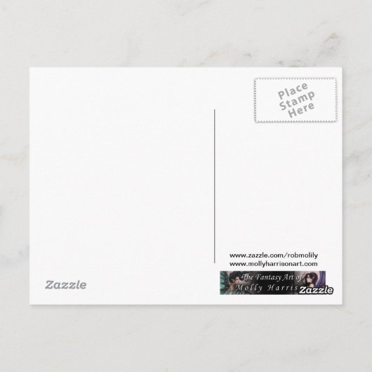 Halloween Witch Black Cat en Jack-O-Lantern Briefkaart (Achterkant)