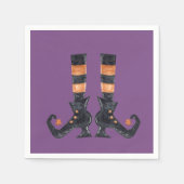 Halloween Witch Boots Servet (Voorkant)
