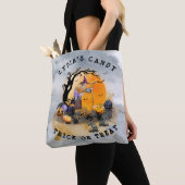 Halloween Witch Bossen Scene Trick or treat Tote Bag (Dichtbij)