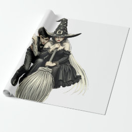 Halloween Witch & Boy: Dark Magic Duo aangekondigd Cadeaupapier
