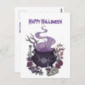 Halloween Witch Brew Briefkaart (Voorkant / Achterkant)