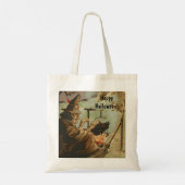  Halloween Witch Brew in Cauldron Tote Bag (Achterkant)