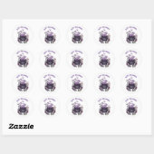 Halloween Witch Brew Ronde Sticker (Vel)