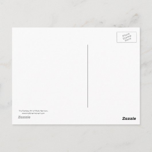 Halloween Witch Briefkaart (Achterkant)