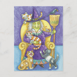 Halloween Witch Briefkaart