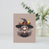 Halloween Witch Briefkaart (Staand voorkant)