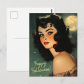  Halloween Witch Briefkaart (Voorkant / Achterkant)