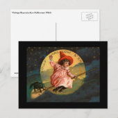  Halloween Witch Briefkaart (Voorkant / Achterkant)