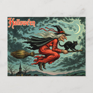  Halloween Witch Briefkaart